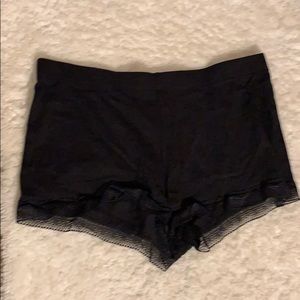 H&M black lace shorts